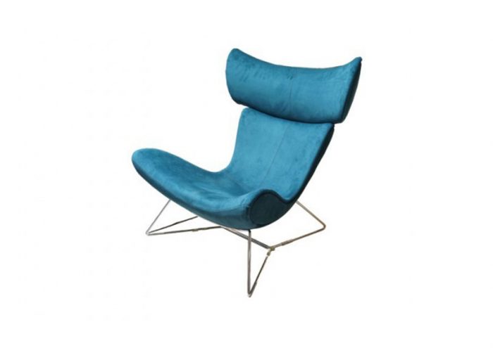 armchair design blue