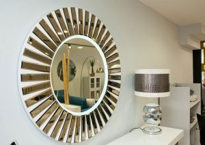 wooden mirror