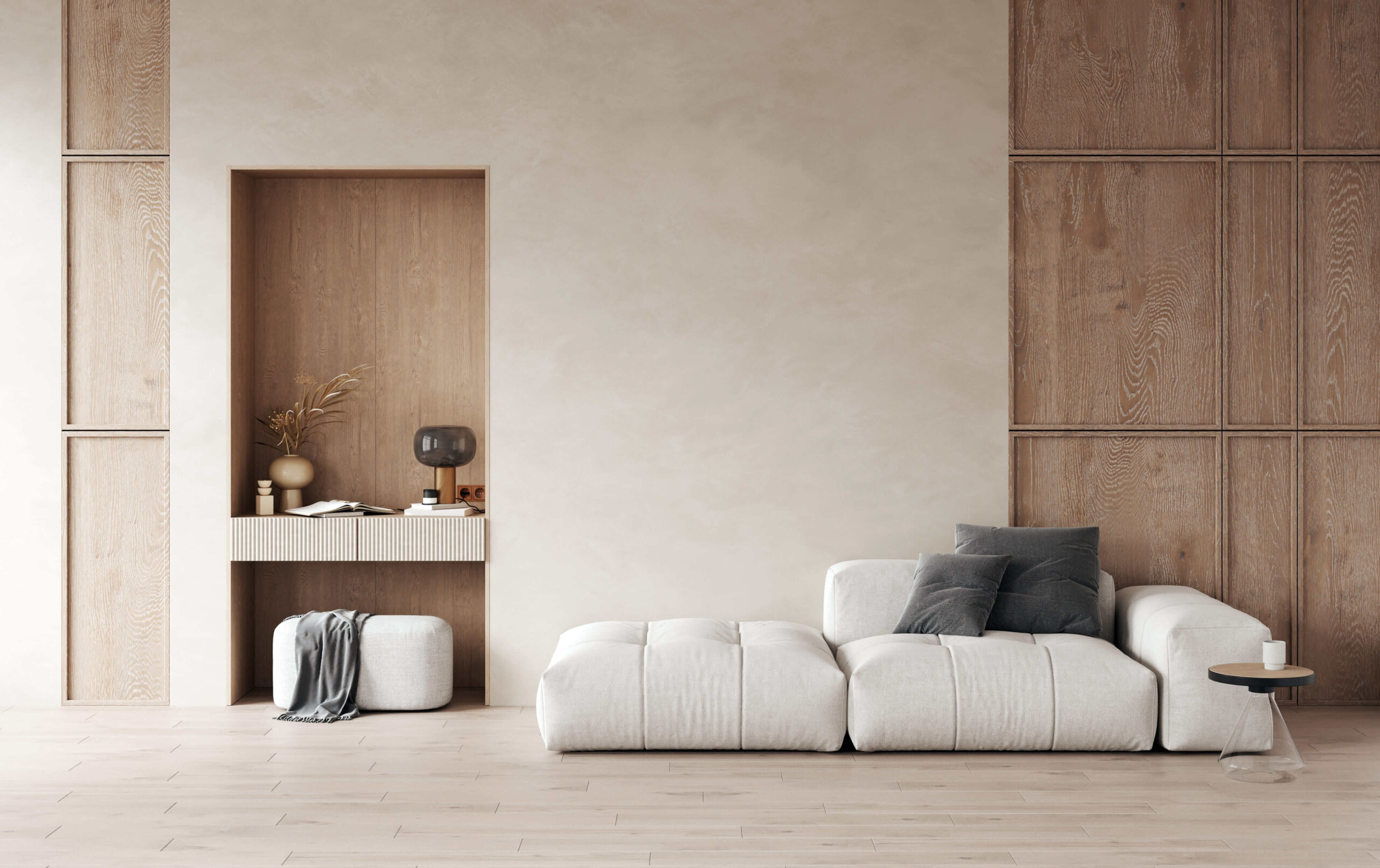 Καναπές Π για μεγάλο σαλόνι με άνεση και στυλ